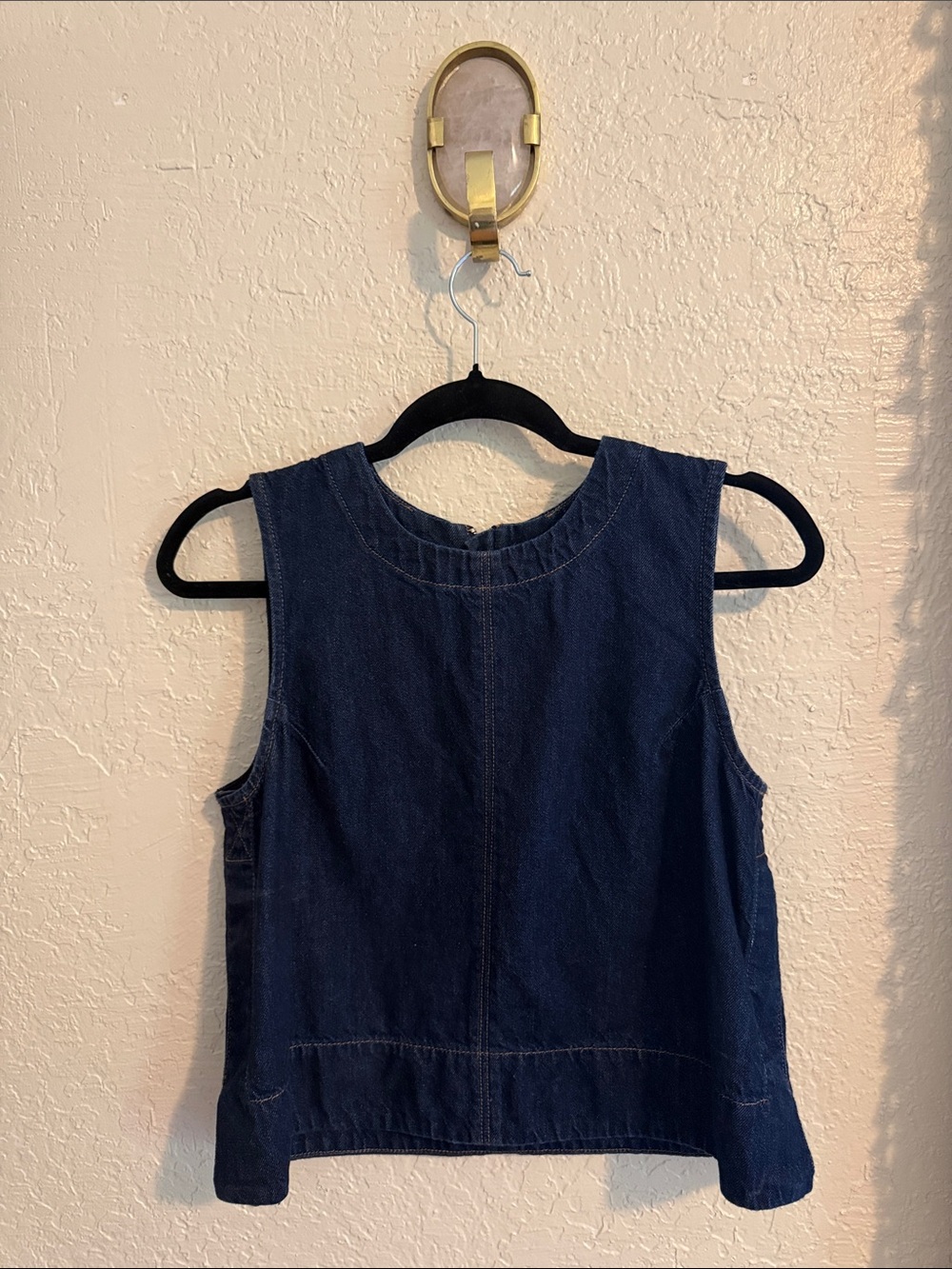 Madewell Indigo Denim Sleeveless Tank